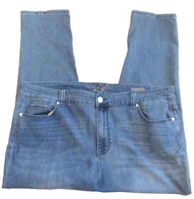 Pantalones de mezclilla Seven 7 Melissa McCarthy Girlfriend azules para mujer Plus 22W suaves elásticos Foto 1 de 4