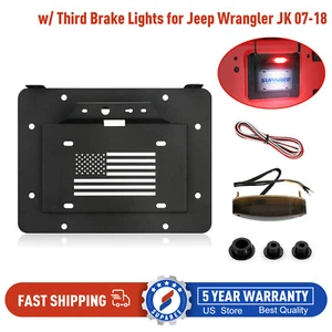 Spare Tire Delete Plate Tailgate Vent-Plate Cover for Jeep Wrangler JK JKU 07-18 - Picture 1 of 7