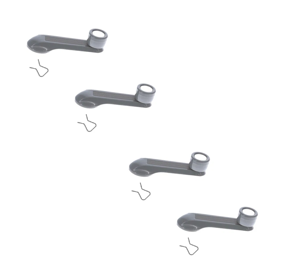 4 pcs Set of = WINDOW Winder CRANK HANDLES Grey or 1984 thru 2000 HONDA CIVIC - Image 1 of 1