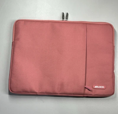 Funda blanda para portátil Mosiso rosa cremallera completa acolchada Foto 1 de 4
