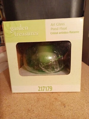 Garden Treasures Art Glass Pond Float New In Box - Image 1 of 4