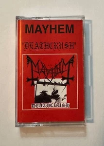 Mayhem Deathcrush Black Metal Cassette 1995 Morbid Noizz - Early Press - Picture 1 of 7