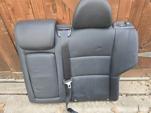 2004-2011 Volvo S40 Rear Left Driver Side Back Seat Leather Black used oem - Picture 1 of 8