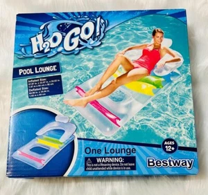 H2OGO! Kool Lounge piscina gonfiabile galleggiante spedizione rapida - Foto 1 di 3