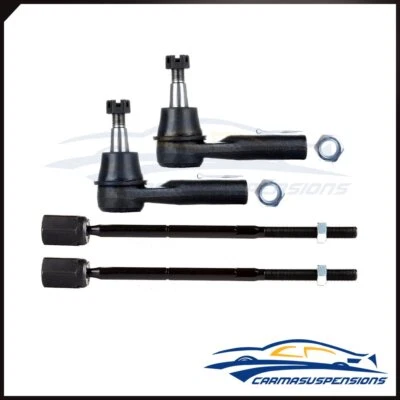 Juego de 4 extremos de varilla de amarre de suspensión interior y exterior para Ford Taurus 96-05 2006 Foto 1 de 4