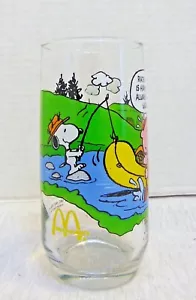 Vintage McDonald's Camp Snoopy Collection Peanuts Glass DATED 1950-1968 - Picture 1 of 8
