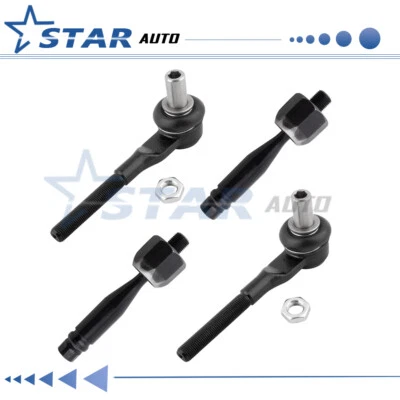 Extremos de barra de amarre interior y exterior delanteros izquierdo y derecho aptos para Audi A6 2006-2011 Foto 1 de 4