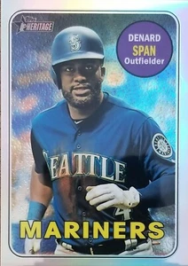 Topps Heritage High Number 2018 cromo ref THC-618 Denard Span/569 Mariners - Imagen 1 de 1
