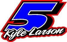 5 Kyle Larson 2024 Nascar vinyl window decal racing sticker blue