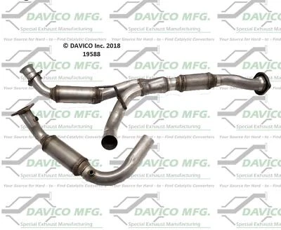 Catalytic Converter Fits 2011 2012 2013 Chevrolet Silverado 2500 HD 6.0L V8 FLEX Foto 1 de 4