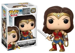 Pop! Funko 10cm Vinyl JL Movie Wonder Woman #206 Figurine Collectable Toy 3y+ - Picture 1 of 2