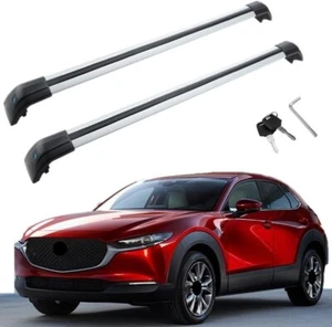 MOTORFANSCLUB 2X BARRAS DE TECHO APTAS PARA MAZDA CX30 CX-30 2020 2021 2022 2023 2024 C - Imagen 1 de 5