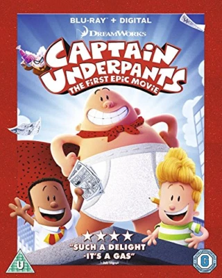 Captain Underpants: The First Epic Movie Blu-ray (2017) Kevin Hart New - Image 1 of 4