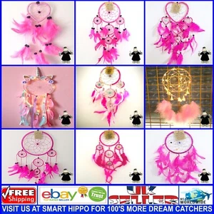 TRAUMFÄNGER MÄDCHEN JUNGEN TRAUMFÄNGER PINK NYLON VIELE STILE KLEIN MITTEL GROSS - Bild 1 von 12