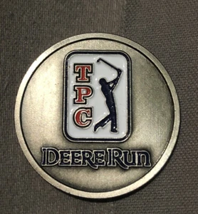 Deere Run TPC golf ball marker. Metallic… 1 Inch - Picture 1 of 1