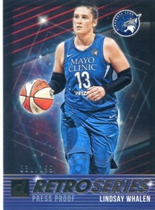 2019 Panini Donruss WNBA LINDSAY WHALEN #11 RETRO SERIES PRESS PROOF /199 LYNX