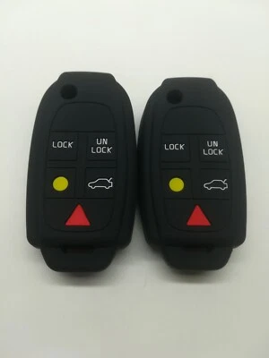 2*Funda de silicona para llave remota Volvo Xc90 S60 S80 V70 XC70 2004-2014 Foto 1 de 4