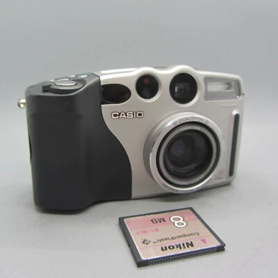 Casio Digital Camera QV-3000EX 3.2MP Silver Tested - Image 1 of 4