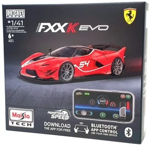 Maisto 1/41 Scale 82650F - Ferrari FXXK Evo Bluetooth App Control Car - Red - Picture 1 of 2