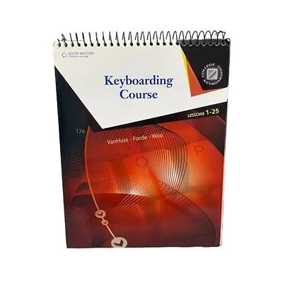 Keyboarding Course Lessons 1-25 by VanHuss For South-Western Cengage Learning - Image 1 of 4