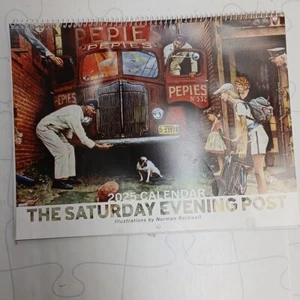2025 Norman Rockwell Spiral Wall Calendar - NEW pharmacy Calendar - Picture 1 of 15