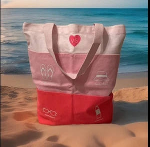 Victoria's Secret LMT ED Tote Bag mehrere Taschen Strandtasche, Fitnessstudio, Shopper, NEU - Bild 1 von 12