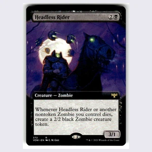 Headless Rider #372 2021 Innistrad: Crimson Vow Expansion/Rare Magic Card - Picture 1 of 3