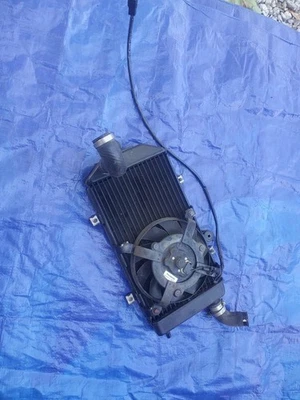 2007 - 2016 Kawasaki Vulcan 900 Classic VN900 Radiator, Fan, Thermostat Housing - Image 1 of 4