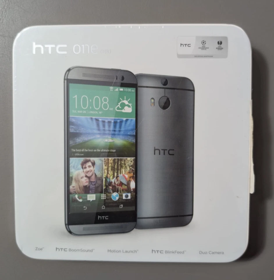 HTC One M8 Grau Smartphone /Handy mit OVP Unbenutzt! in Folie! - Bild 1 von 4