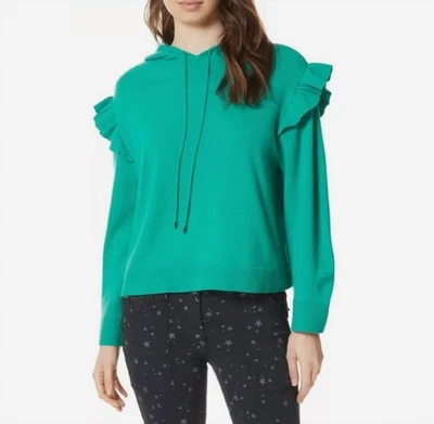 Suéter con Capucha Joie Pammeli Cachemir Volantes Talla M Foto 1 de 4