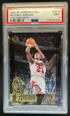 1995-96 SP Michael Jordan The Collection #JC19 Bulls PSA 9 - Image 1 of 2
