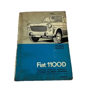 Fiat 1100D Ersatzteilkatalog Karosserie 1962 110.431 - Bild 1 von 7