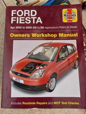 Ford Fiesta Haynes Owners Workshop Manual Apr 2002 To 2008 - Image 1 of 2