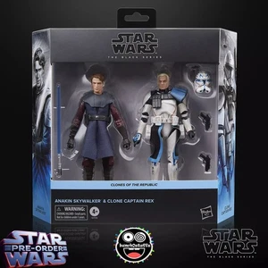 Star Wars The Black Series Anakin Skywalker Clon Capitán Rex Preventa Exclusiva  - Imagen 1 de 21