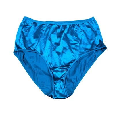 Bragas calzoncillos vintage Hanes brillantes segunda piel satinada talla 7 L azul brillante Foto 1 de 4