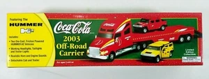 Vintage Coke Coca Cola 2003 Off-Road Carrier Limited Edition w/ 2 - H2 Hummers - Picture 1 of 4