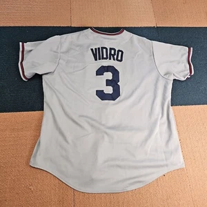 Fleck* Jose Vidro Washington Nationals 3 Majestic Trikot 2XL grau Korea Made R4p - Bild 1 von 13