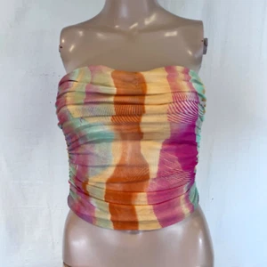 Marciano by Guess Strapless Top Bustier sz S Nylon Spandex blend Zip - Picture 1 of 6