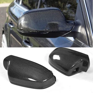 Real Carbon Fiber w/Assist Mirror Replacement Cap Fits 10-16 A5 S5 A4 S4 B8.5 - Bild 1 von 6