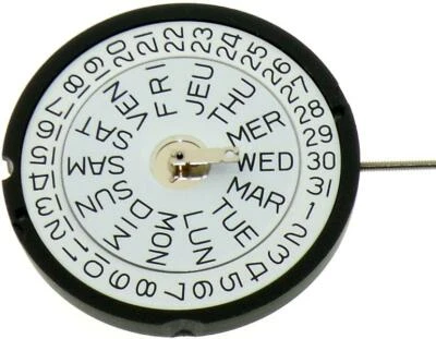 Watch Movement Ronda 517  HCP6 Day and Date at 3 Position Height 5.2mm - Image 1 of 2