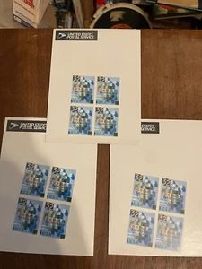 3 US Computer Technology 32c Stamp Plate Block of 4 Scott #3106 $3.84 value - Picture 1 of 2