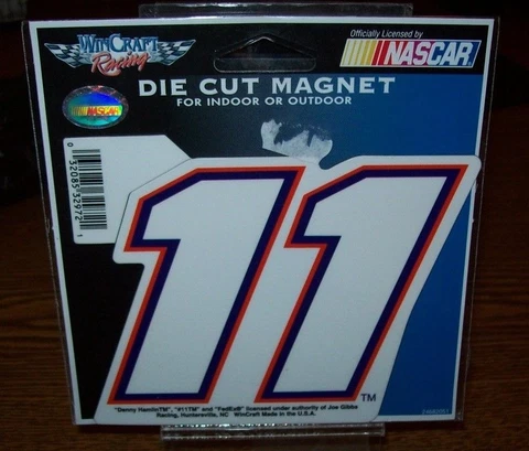 DENNY HAMLIN #11 WINCRAFT DIE CUT MAGNET Cover