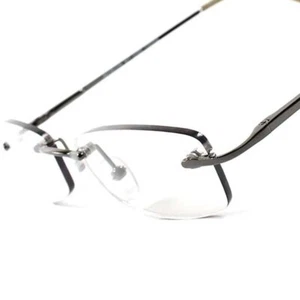 Gafas de sol rectangulares modernas elegantes y elegantes para hombre y mujer tinte muy claro sin marco - Imagen 1 de 4