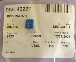 CSB384P MURATA RESONATOR 2 PIECES - Picture 1 of 1