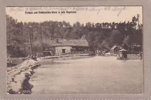 Postcard Argonnen - outdoor pool and power plant in the Argonnes - 1916 - Picture 1 of 2