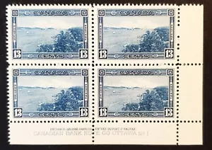 Stamps Canada Mint: #242 13c deep blue Halifax Harbour LR Pl. Block #1 VF MNH - Picture 1 of 1