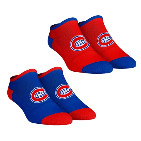 Women's Rock Em Socks Montreal Canadiens Core Team 2-Pack Low Cut Ankle Sock Set Cover