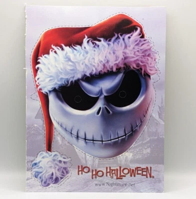 Máscara publicitaria impresa de revista Pesadilla antes de Navidad Oogie's Revenge (2005) ¡En muy buen estado! Foto 1 de 4