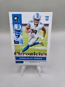 2022 Panini Chronicles Amon-Ra St. Brown Rookie Detroit Lions #33 - Bild 1 von 2