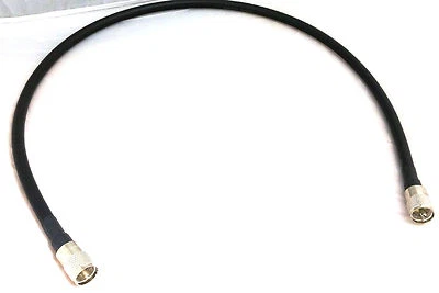 2ft RG-213 Coaxial Cable Jumper Hand Soldered High Quality Amphenol® connectors - Image 1 of 4